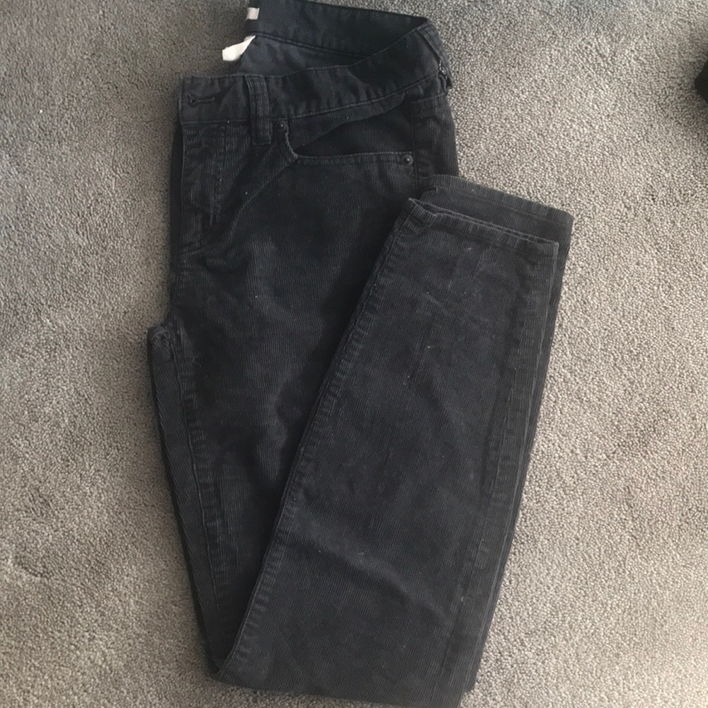 Dark grey corduroy pants from J.Crew